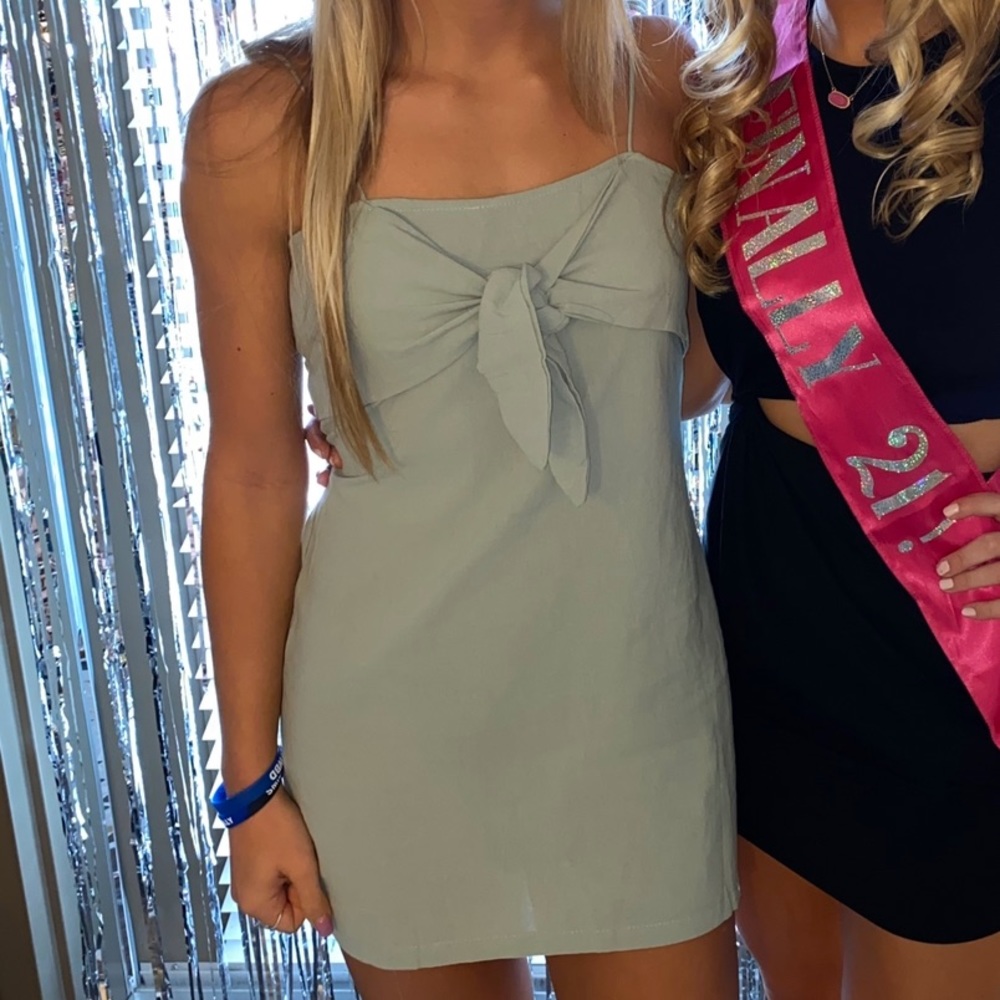 Green Mini Dress